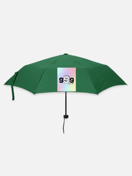 never stop - Regenschirm (klein) - Flaschengrün