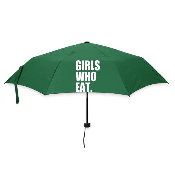 Girls who eat - Regenschirm (klein) - Flaschengrün - Vorne