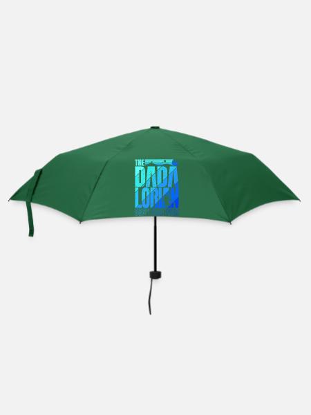 Der Dadalorianer - Blau - Bester Vater! - Regenschirm (klein) - Flaschengrün