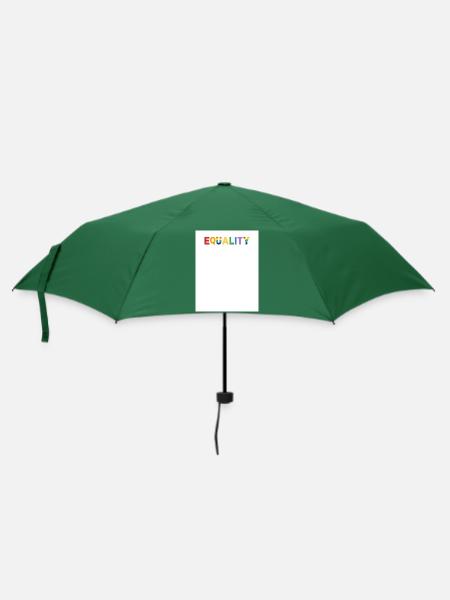 Equality - Regenschirm (klein) - Flaschengrün