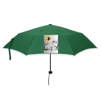 Helloween - Regenschirm (klein) - Flaschengrün - Vorne