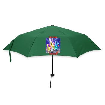Ostern rockt - Regenschirm (klein) - Flaschengrün - Vorne