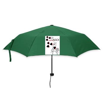 Komm zurück zu mir. Kehren Sie zu mir zurück. - Regenschirm (klein) - Flaschengrün - Vorne