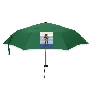 Größte. Die Größten der Größten. - Regenschirm (klein) - Flaschengrün - Vorne