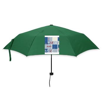 Mehr noch. Mehr noch. - Regenschirm (klein) - Flaschengrün - Vorne