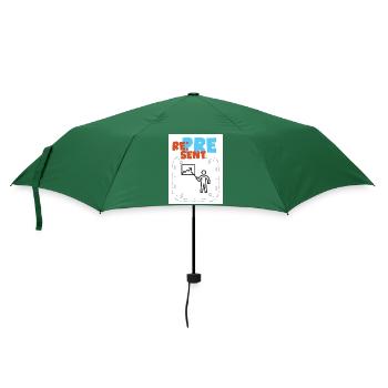 Darstellen. Zeigen Sie sich von Ihrer guten Seite. - Regenschirm (klein) - Flaschengrün - Vorne