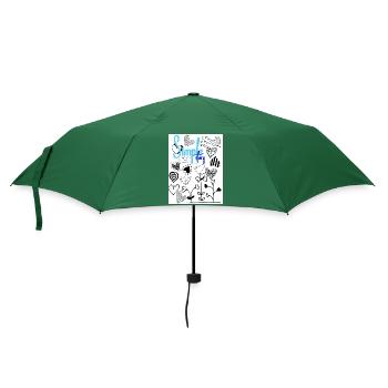 Einfache Geschichte. - Regenschirm (klein) - Flaschengrün - Vorne