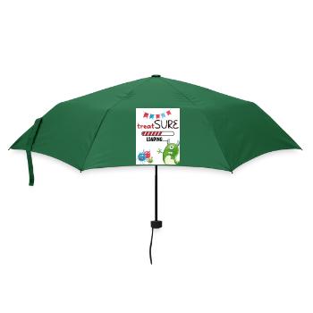 Behandlung. Fest. - Regenschirm (klein) - Flaschengrün - Vorne
