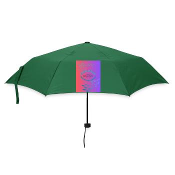 Fisch Tief der Arktis trotzen - Regenschirm (klein) - Flaschengrün - Vorne