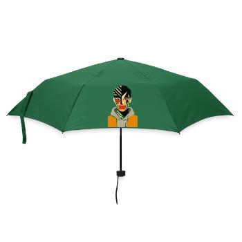 Cv dazzle style - Regenschirm (klein) - Flaschengrün - Vorne