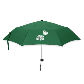 Milan als Kostbar - Regenschirm (klein) - Flaschengrün - Vorne