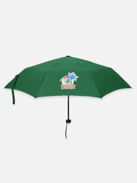 Tessin - Regenschirm (klein) - Flaschengrün