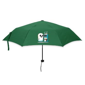 Koffein-Geist - Regenschirm (klein) - Flaschengrün - Vorne