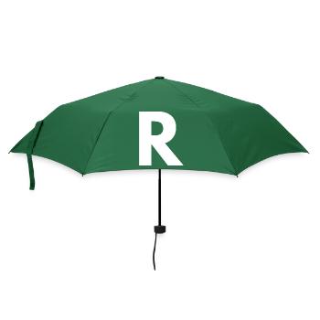 R - Regenschirm (klein) - Flaschengrün - Vorne
