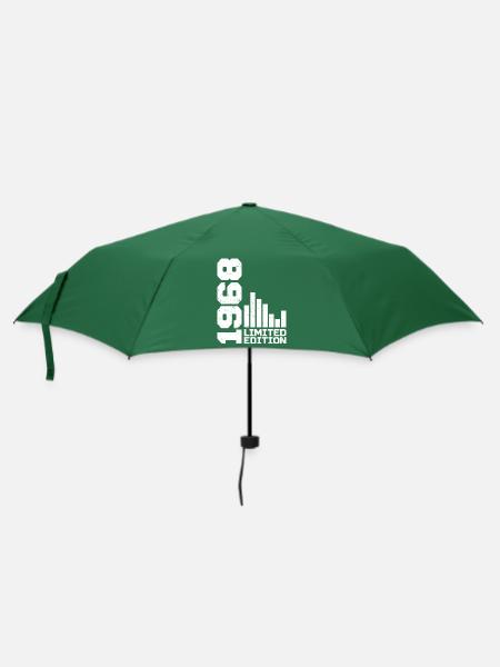 Vintage 1968 Geburtstagsgeschenk 1968 Baujahr 1968 - Regenschirm (klein) - Flaschengrün
