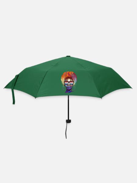 Niederlande - Regenschirm (klein) - Flaschengrün