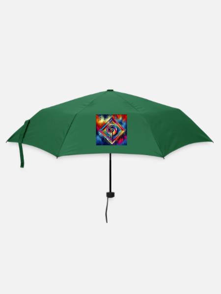 Schlüssel zur Integration - Regenschirm (klein) - Flaschengrün