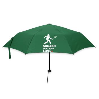 Ich Liebe squash - Regenschirm (klein) - Flaschengrün - Vorne