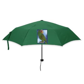 Weißstirnpapagei - Regenschirm (klein) - Flaschengrün - Vorne