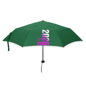 Darts Meister 2026 Kreisliga shirt pink weiß - Regenschirm (klein) - Flaschengrün - Vorne
