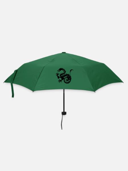 Dragon - Regenschirm (klein) - Flaschengrün