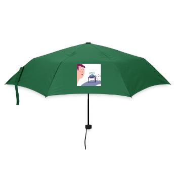 Autistic Art - Wertpapiere - Regenschirm (klein) - Flaschengrün - Vorne