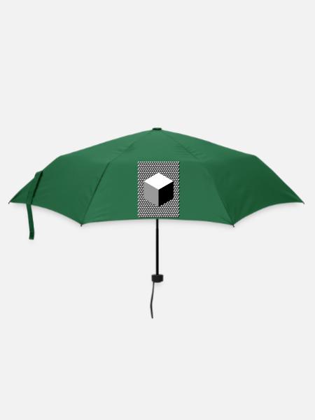 Würfel2 - Regenschirm (klein) - Flaschengrün