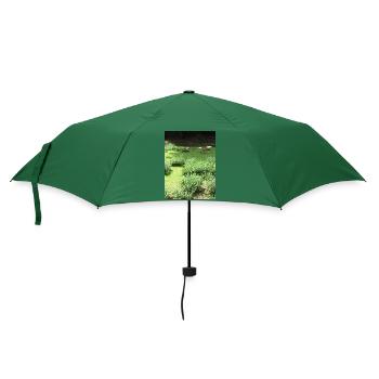 Wildtiere - Regenschirm (klein) - Flaschengrün - Vorne