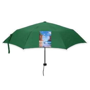 Küste - Regenschirm (klein) - Flaschengrün - Vorne