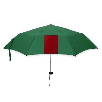 Mein Design - Regenschirm (klein) - Flaschengrün - Vorne