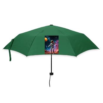 Astronaut - Regenschirm (klein) - Flaschengrün - Vorne