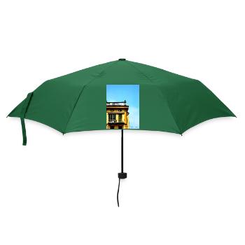Hotel 50er - Regenschirm (klein) - Flaschengrün - Vorne