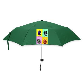 Tannenzapfen - Regenschirm (klein) - Flaschengrün - Vorne