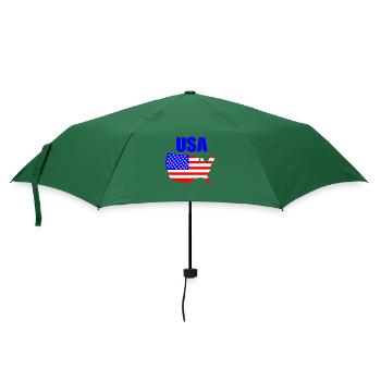 usa - Regenschirm (klein) - Flaschengrün - Vorne