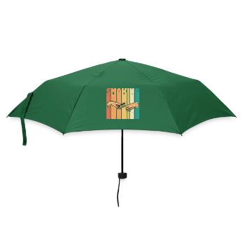 Zigarre Tabak Spruch Whiskey Zigarrenliebhaber - Regenschirm (klein) - Flaschengrün - Vorne