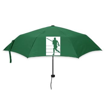 Leichtathletik - Regenschirm (klein) - Flaschengrün - Vorne