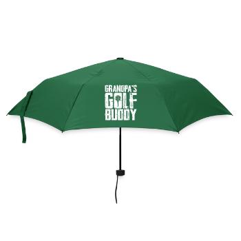 Golfer Opa Golfen Golf Sport Enkel Rentner Kind - Regenschirm (klein) - Flaschengrün - Vorne