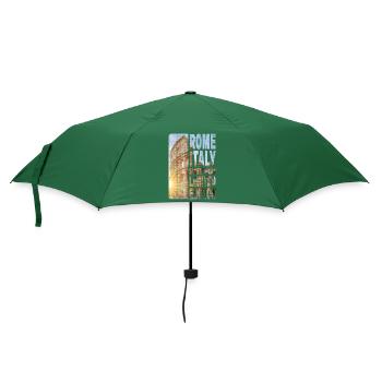 Rom Rome Italien Stadt Skyline Heimat Liebe - Regenschirm (klein) - Flaschengrün - Vorne