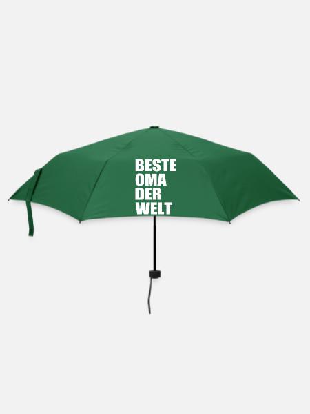 Beste oma der welt - Regenschirm (klein) - Flaschengrün
