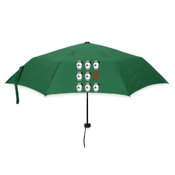 Bembel Versenken "KABOOM!" #FFM #EiGude - Regenschirm (klein) - Flaschengrün - Vorne