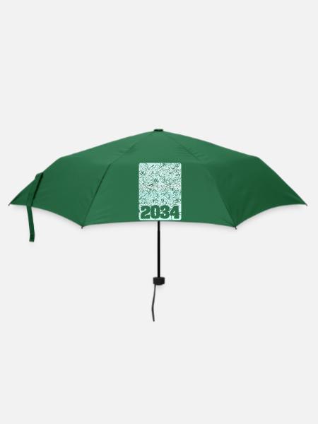 Nummer 2034 - Regenschirm (klein) - Flaschengrün