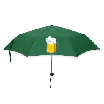 Bier - Regenschirm (klein) - Flaschengrün - Vorne