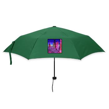 Neoncity - Regenschirm (klein) - Flaschengrün - Vorne