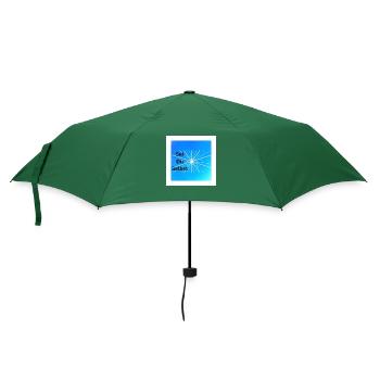 Sei Du Selbst - Regenschirm (klein) - Flaschengrün - Vorne