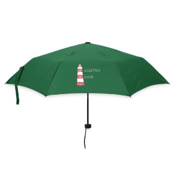 Küsten Kind - Regenschirm (klein) - Flaschengrün - Vorne