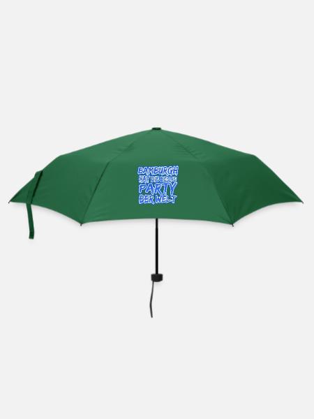 Geschenk für Korsika - Regenschirm (klein) - Flaschengrün
