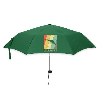 Hanggleiter Drachenflieger Deltasegler - Regenschirm (klein) - Flaschengrün - Vorne