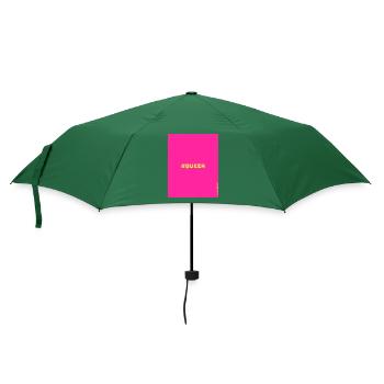 Queer - Regenschirm (klein) - Flaschengrün - Vorne