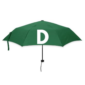 D - Regenschirm (klein) - Flaschengrün - Vorne