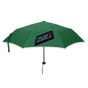 3D Effekt Trance Design - Regenschirm (klein) - Flaschengrün - Vorne